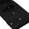 Finamore Finest Alumo-Cotton Classic Napoli Shirt in Black - SARTALE