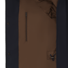 Luciano Barbera Water-Repellent Hooded Coat in Navy Blue - SARTALE