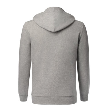 Zimmerli Cotton Zip-Up Hoodie in Light Grey - SARTALE