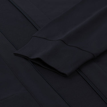 Zimmerli Stretch-Cotton Zip-Up Hoodie in Navy Blue - SARTALE