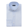 Finamore Striped Alumo-Cotton Shirt in Light Blue - SARTALE