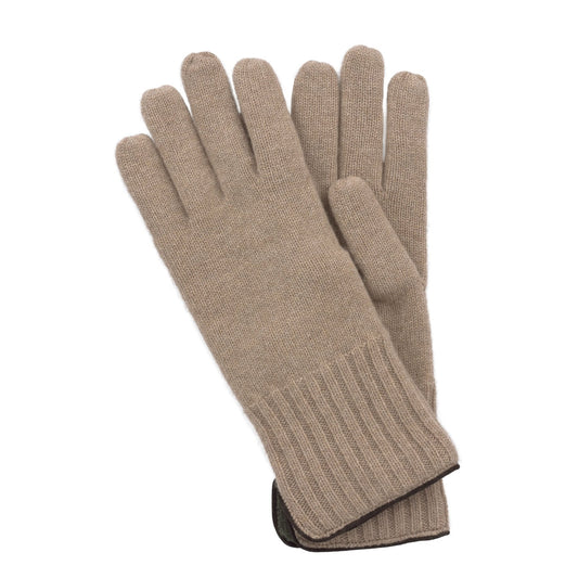 Colombo Cashmere Gloves in Beige - SARTALE