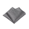 Simonnot Godard Checked Silk and Cotton-Blend Pocket Square in Anthracite - SARTALE