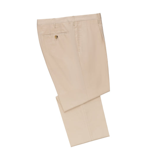 Rota Regular-Fit Pleated Elegant Twill Cotton Trousers - SARTALE