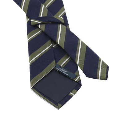 Regimental Woven Silk Tie in Multicolor