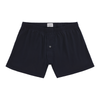 Cotton Boxer Shorts in Navy Blue