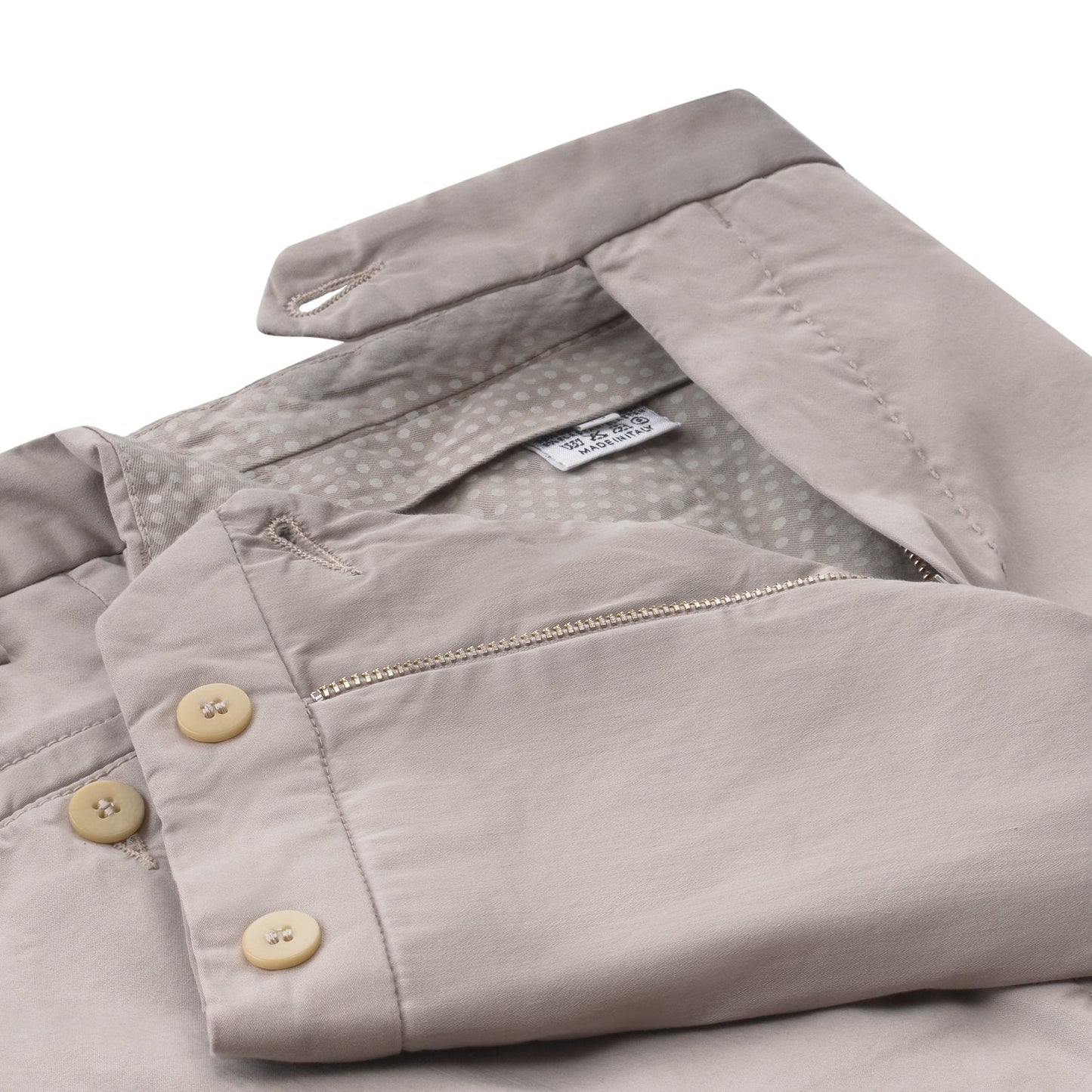 Rota Medium Rise Cotton Sport Trousers in Beige - SARTALE