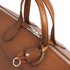 Smooth Calf Leather Travel Bag in Brown