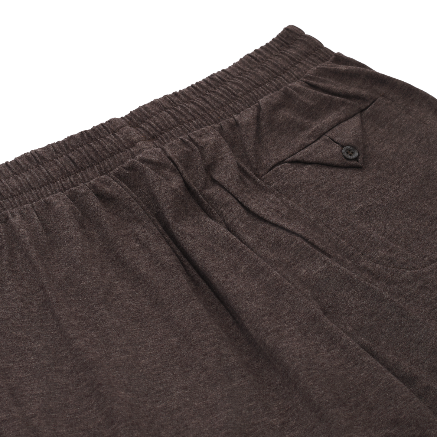 Stretch-Cotton Cashmere Home Trousers in Toffee Brown