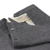 Rota Slim-Fit Linen Trousers in Grey Melange - SARTALE