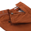 Regular-Fit Stretch-Cotton Trousers in Brick