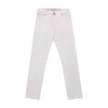 Slim-Fit Stretch-Cotton 5 Pocket Trousers in White