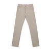 Slim-Fit Stretch-Cotton 5 Pocket Trousers in Light Grey