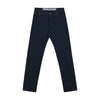 Schmal geschnittene 5-Pocket-Hose aus Stretch-Baumwolle in Blau