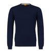 Svevo Silk and Linen-Blend Dark Blue Sweater - SARTALE