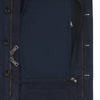 Ungefütterte Military-Jacke aus Baumwoll-Segeltuch mit 4 Taschen in Marineblau