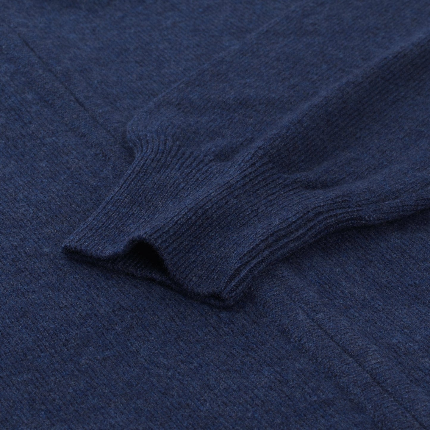 Piacenza Cashmere Zip-Up Cashmere Sweater in Blue - SARTALE