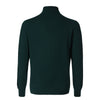 Piacenza Cashmere Zip-Up Cashmere Sweater in Green - SARTALE