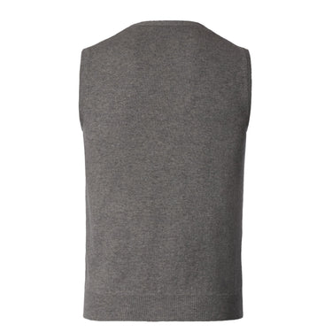 Piacenza Cashmere Cashmere Gilet in Grey - SARTALE