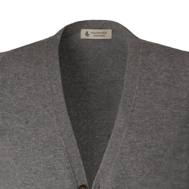 Piacenza Cashmere Cashmere Gilet in Grey - SARTALE