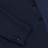 Cesare Attolini Single-Breasted Windowpane Checked Wool and Cashmere-Blend Suit in Dark Blue - SARTALE