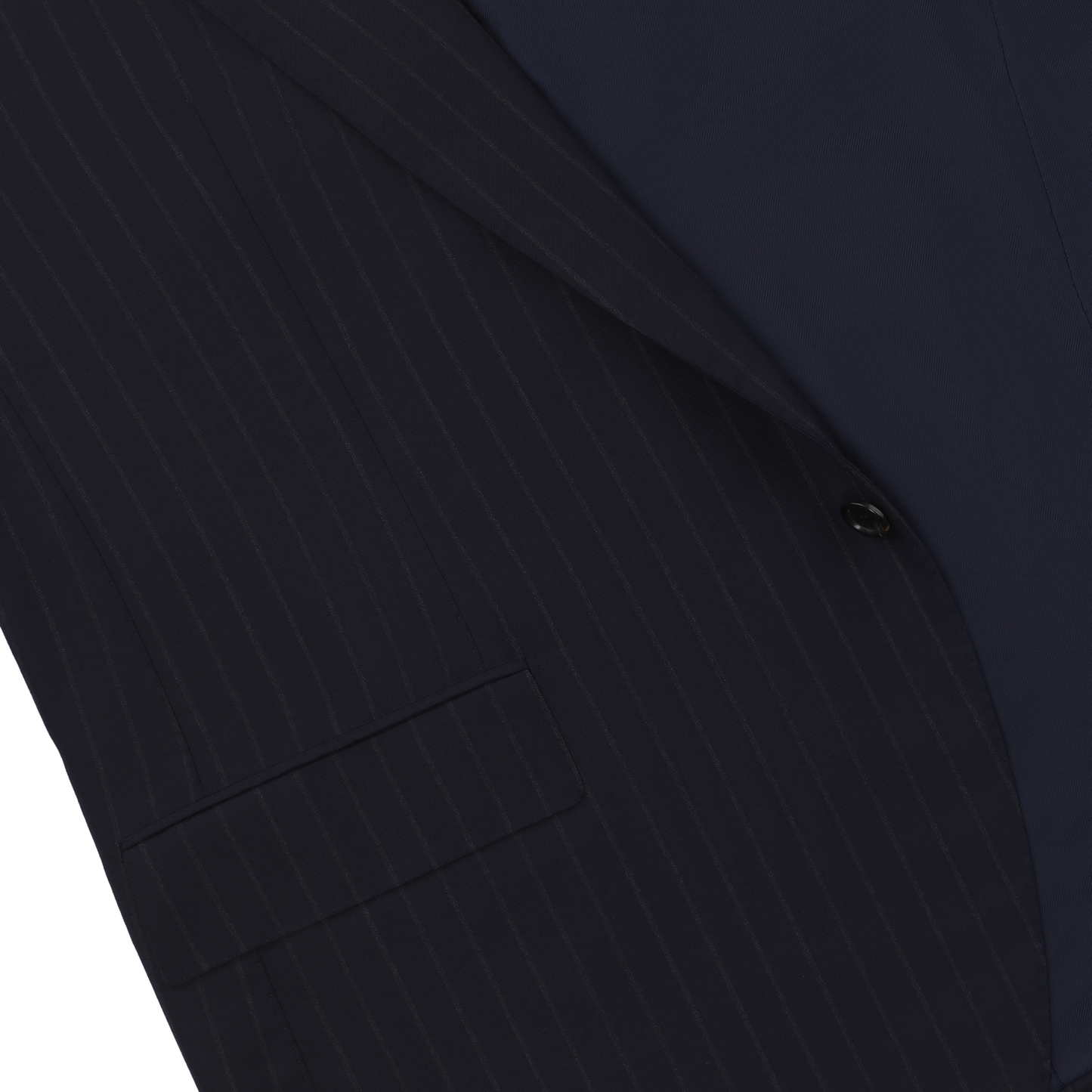 Cesare Attolini Single-Breasted Striped Wool and Cashmere-Blend Suit in Dark Blue - SARTALE