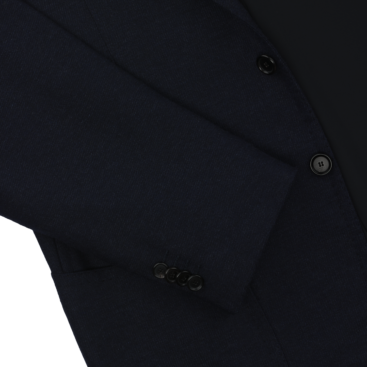 Cesare Attolini Single-Breasted Wool and Cashmere-Blend Jacket in Dark Blue - SARTALE