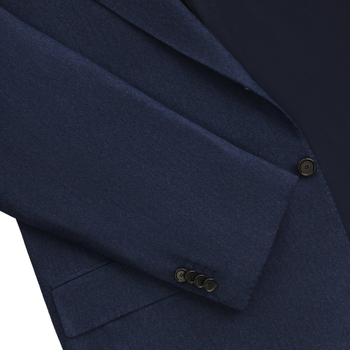 Cesare Attolini Single-Breasted Wool Suit in Blue - SARTALE
