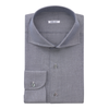 Fray Cotton and Cashmere-Blend Shirt in Grey - SARTALE