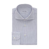 Emanuele Maffeis Multicolor Fancy Striped Cotton Shirt with Cutaway Collar - SARTALE