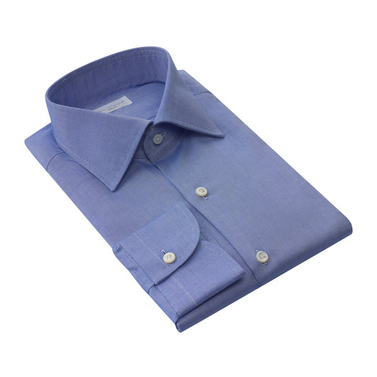 Maria Santangelo Cotton Shirt in Blue - SARTALE
