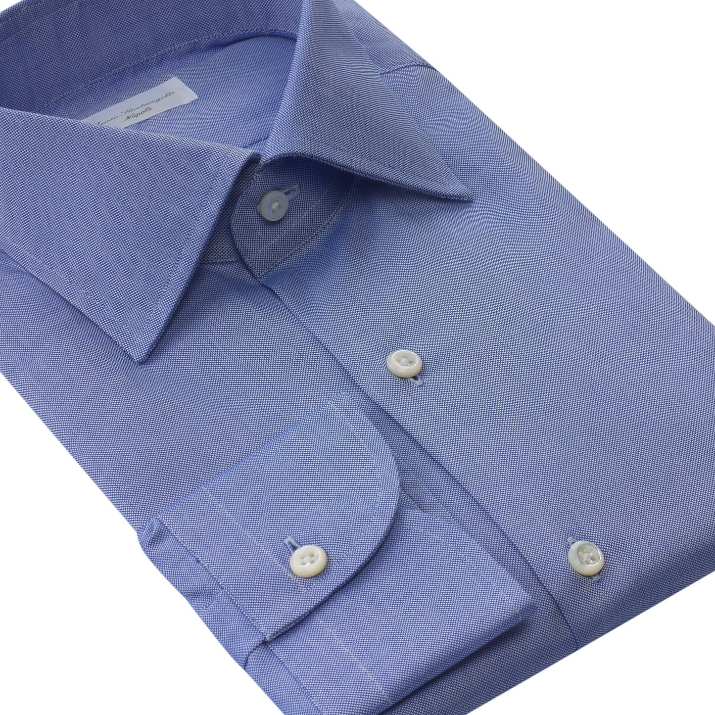 Maria Santangelo Cotton Shirt in Blue - SARTALE
