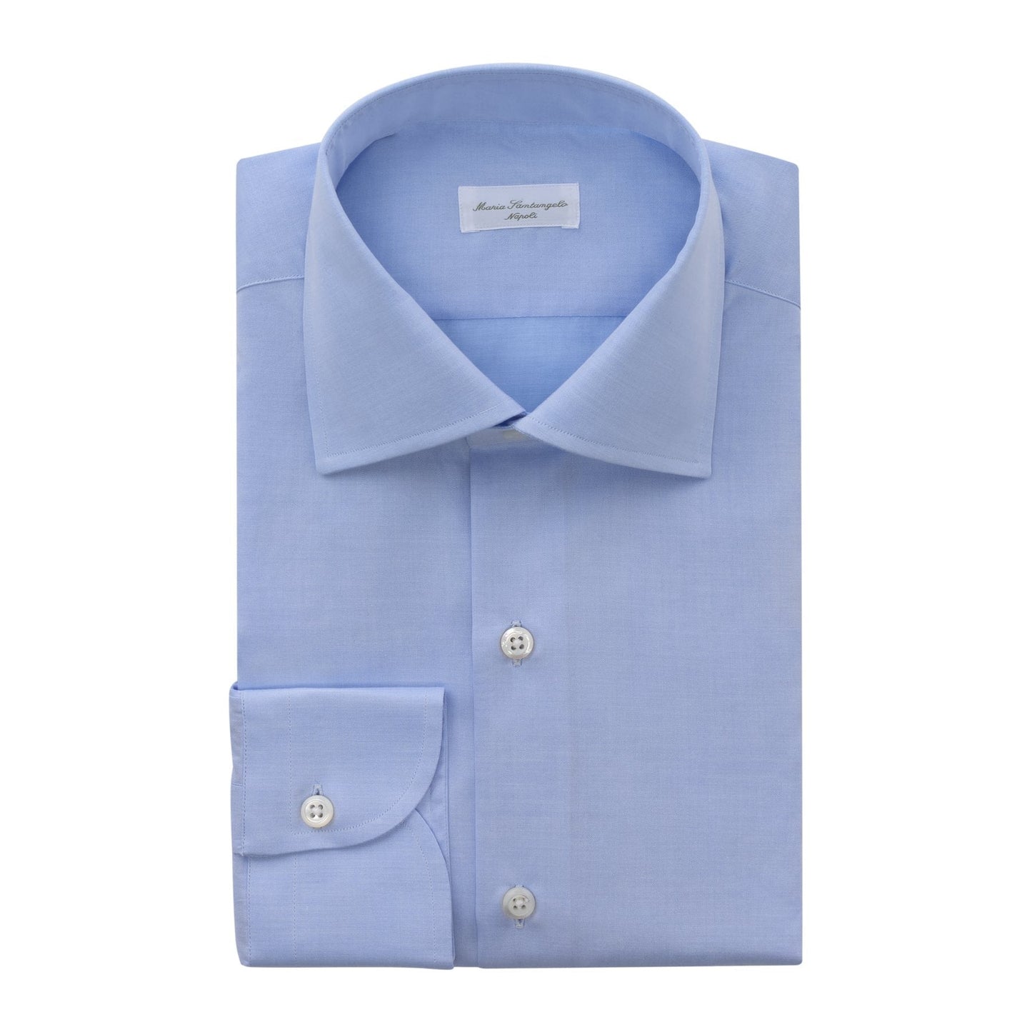 Maria Santangelo Classic Cotton Shirt in Light Blue - SARTALE