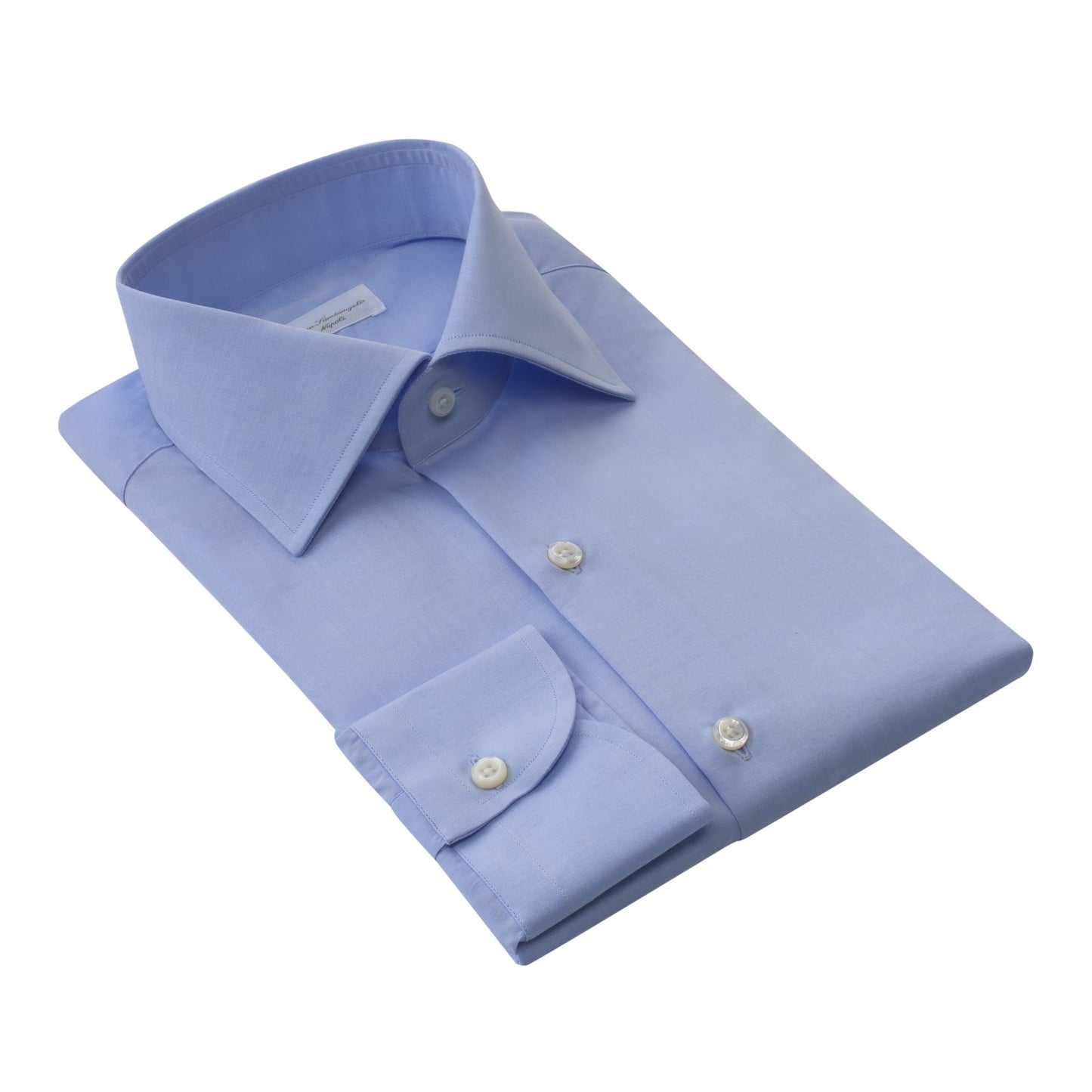 Maria Santangelo Classic Cotton Shirt in Light Blue - SARTALE