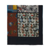 Bontoni Fringed Multicolor Printed Cashmere Scarf (3) - SARTALE
