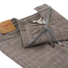 Marco Pescarolo Slim-Fit Virgin Wool Checked Drawstring Trousers in Light Brown - SARTALE