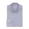 Cesare Attolini Micro-Checked Cotton Shirt in Light Blue - SARTALE