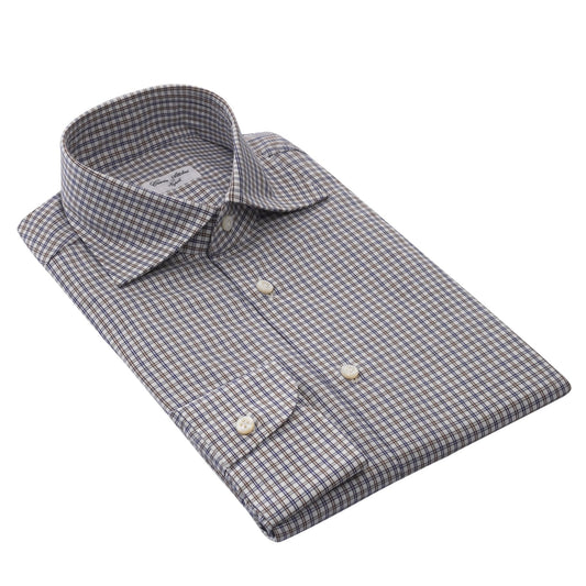 Cesare Attolini Multicolor Checked Cotton Shirt - SARTALE