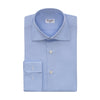 Cesare Attolini Plain Cotton Shirt in Light Blue - SARTALE