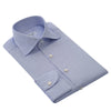 Cesare Attolini Micro-Checked Cotton Shirt in Light Blue - SARTALE