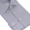 Cesare Attolini Tailored-Fit Fine Checked Shirt in Blue - SARTALE