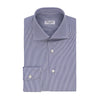 Cesare Attolini Tailored-Fit Fine Striped Cotton Shirt in Blue - SARTALE
