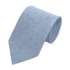 Textured Linen and Silk-Blend Tie in Light Blue