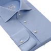 "All Day Long Collection" Cotton Light Blue Shirt with Cutaway Collar
