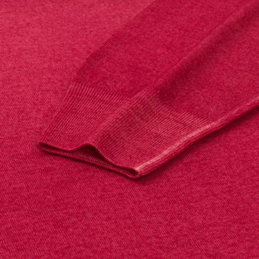 Cruciani Crew-Neck Wool Sweater in Pink - SARTALE