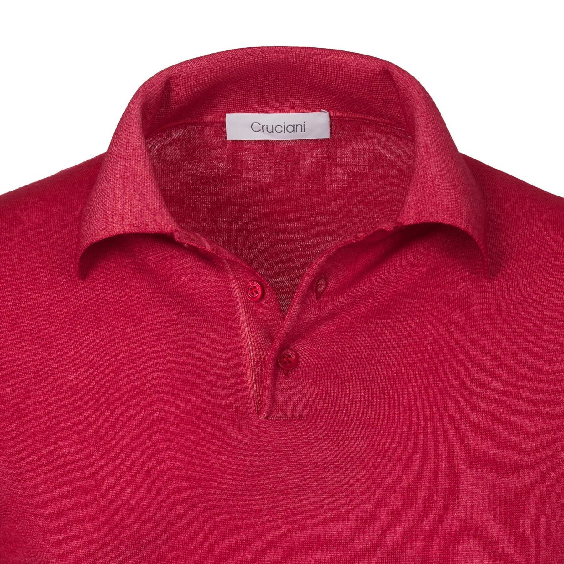 Cruciani Wool Sweater in Fuchsia Red SARTALE