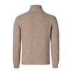 Cruciani Wool and Cashmere-Blend Zip-Up Sweater in Beige - SARTALE