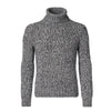 Cruciani Melange Cashmere Turtleneck Sweater in Gery - SARTALE