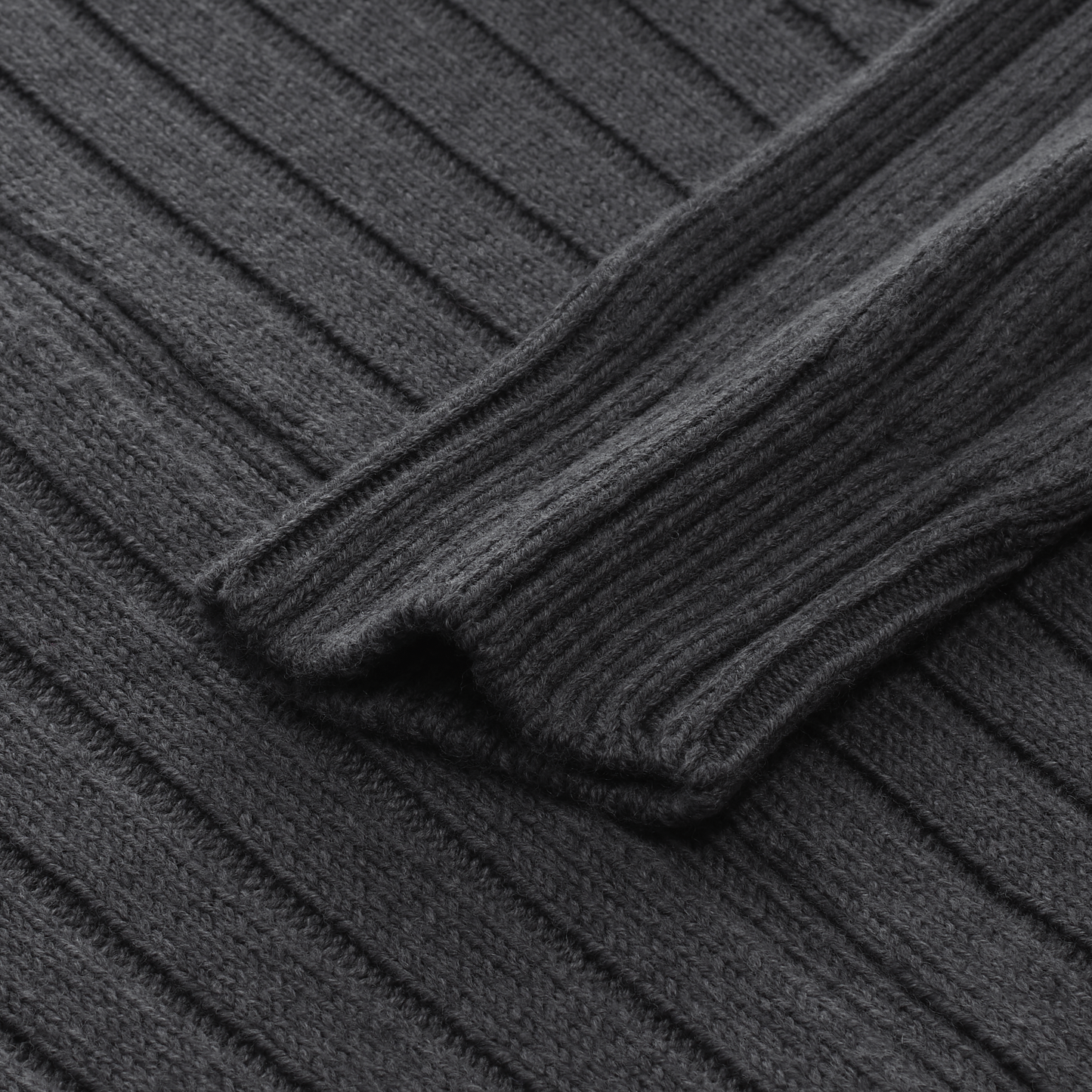 Cruciani Zip-Up Wool Sweater in Grey - SARTALE