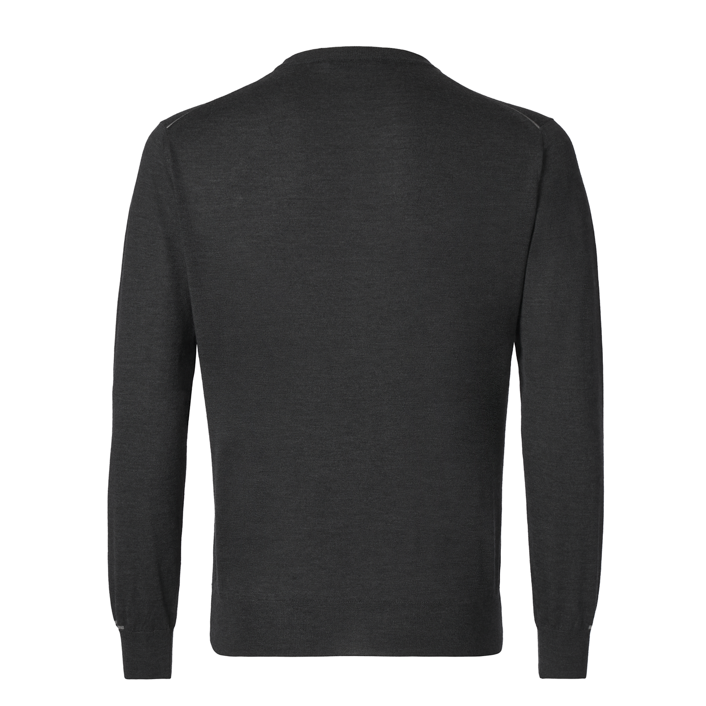 Cruciani Crew-Neck Cashmere and Silk-Blend Sweater in Dark Grey - SARTALE